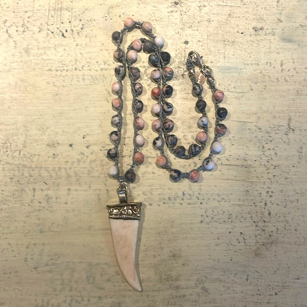 Handmade Tibetan Horned Necklace